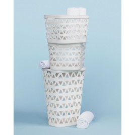 CURVER OCEANA 30L Kosz do magla mini 42,6 × 34,6 × 27,1 cm, kremowy 00552-885