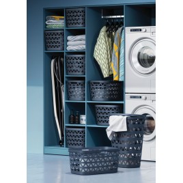 CURVER OCEANA 30L Kosz do magla mini 42,6 × 34,6 × 27,1 cm, niebieski 00552-Z99