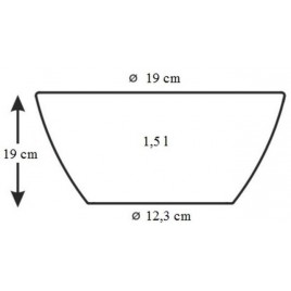 CURVER Komplet 3 misek, biały 03411-059