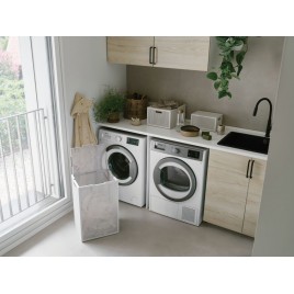 CURVER KAYA 60L Kosz na bieliznę 38 × 29 × 58,5 cm, beżowy 17213761
