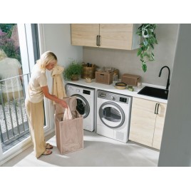 CURVER KAYA 60L Kosz na bieliznę 38 × 29 × 58,5 cm, pudrowy róż 17213761