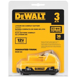 DeWALT DCB124 12 V XR bateria Li-Ion 3,0 Ah