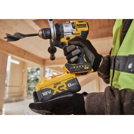 DeWALT DCD1007WW1T Wiertarko-wkrętarka udarowa akumulatorowa (169Nm/18V/1x8,0Ah) Tstak