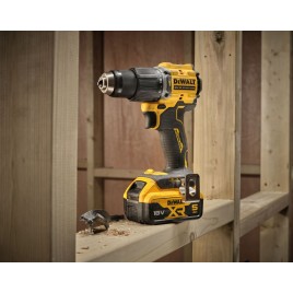 DeWALT DCD799P2T Bezszczotkowa wiertarko-wkrętarka udarowa (74Nm/18V/2x5,0Ah)walizka Tstak