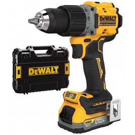 DeWALT DCD800E1T Aku Wiertarka XR (90Nm/18V/1x1,7Ah PowerStack) Tstak