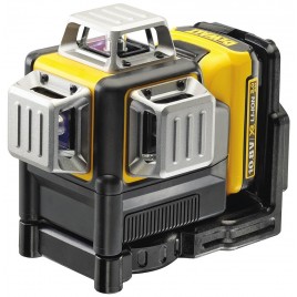 DeWALT DCE089D1R Laser samopoziomujący 3x360 czerwony (1x2,0Ah/10,8V 30/60m)