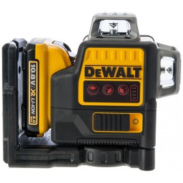 DeWALT DCE089D1R Laser samopoziomujący 3x360 czerwony (1x2,0Ah/10,8V 30/60m)