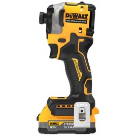 DeWALT DCF850E2T Aku Zakrętarka udarowa 1/4" (18V/208Nm/2x1,7Ah PowerStack)Tstak