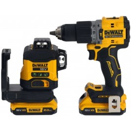 DeWALT DCK2095D2T Zestaw akumulatorowy (DCLE34031N+DCD805+DCB115+2×DCB183) walizka Tstak