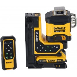 DeWALT DCLE34035D1 Akumulatorowy laser samopoziomujący 3x360° (18V/2,0Ah) T-stak