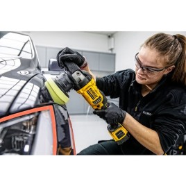 DeWALT DCM848P2 Aku polerka rotacyjno-mimośrodowa 125mm XR (18V/2x5,0Ah) Torba