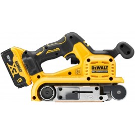 DeWALT DCW220P2 Szlifierka taśmowa (18V/2x5,0Ah) Tstak