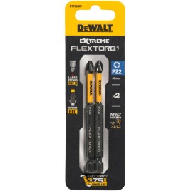 DeWALT DT70566T Końcówki wkrętarskie Pz2 x 89 mm - 2 szt.