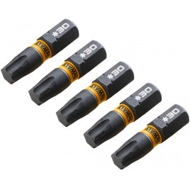 DeWALT DT7384T Końcówki wkrętarskie T30 x 25 mm - 5 szt.