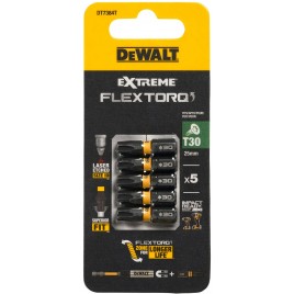 DeWALT DT7384T Końcówki wkrętarskie T30 x 25 mm - 5 szt.