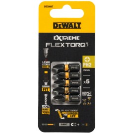 DeWALT DT7994T Końcówki wkrętarskie PH2 25 mm, 5 szt.