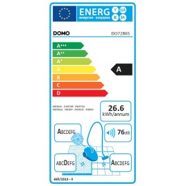 DOMO Odkurzacz bezworkowy, 700W DO7286S