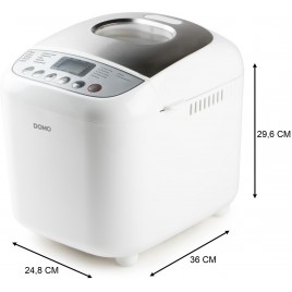 DOMO Wypiekacz do chleba 600 W, biały B3976