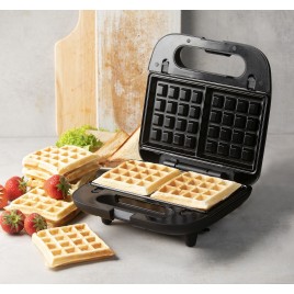 DOMO Opiekacz 2w1, matowa czerń DO1124C