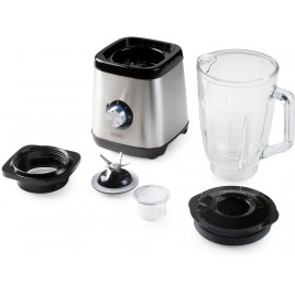 DOMO Blender stołowy ze szklanym dzbankiem 1,5 l, 1000 W, DO1133BL