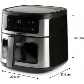 DOMO Frytkownica beztłuszczowa z okienkiem (6l/1500W) DO548FR
