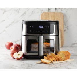DOMO Frytkownica beztłuszczowa z okienkiem (6l/1500W) DO548FR