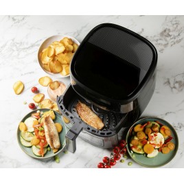 DOMO Frytkownica beztłuszczowa z okienkiem (6l/1500W) DO548FR
