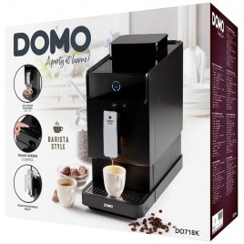 DOMO Automatyczny ekspres do kawy espresso 19 Bar, DO718K