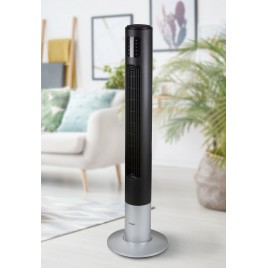 DOMO Wentylator kolumnowy 45W, czarny/srebrny DO8123