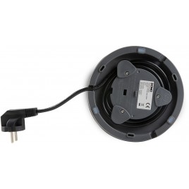 DOMO WOOD YOU Czajnik elektryczny 1,7 l, 2200 W, stal nierdzewna, szary DO9268WK