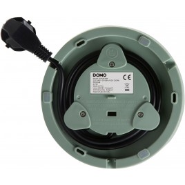 DOMO WOOD YOU Czajnik elektryczny (1,7l/2200W), stal nierdzewna, zielony DO9282WK