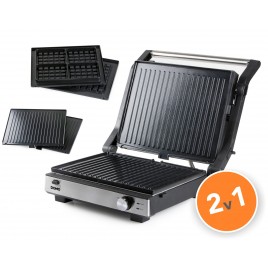 DOMO Grill kontaktowy i gofrownica 2 w 1 DO9287G
