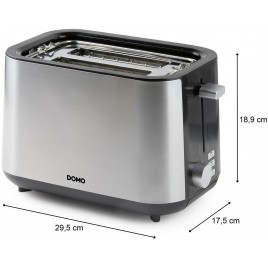 DOMO Toster pionowy 820W DO966T