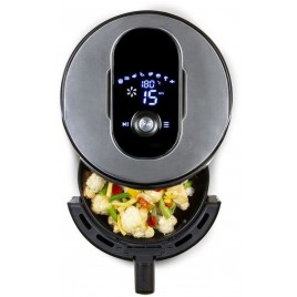 DOMO Digitale Heißluftfritteuse, 4 l, 1500 W, Edelstahl DO530FR