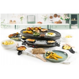 DOMO Raclette grill wolnostojący dla 8 osób, 1200W DO9038G