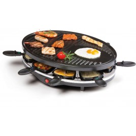 DOMO Raclette grill wolnostojący dla 8 osób, 1200W DO9038G