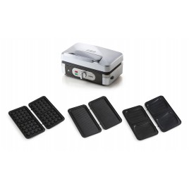 DOMO Sandwich - grill - gofrownica - 3w1, 1000W DO9136C