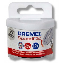 Dremel EZ SpeedClic Tarcze tnące do metalu (pakowane po 12) (SC456B) 2615S456JD