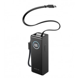 EcoFlow RAPID Powerbank (25 000 mAh, 170 W) 2×100 W wbudowany kabel USB-C – czarna