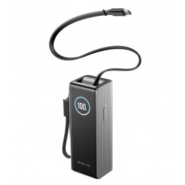 EcoFlow RAPID Powerbank (25 000 mAh, 170 W) 2×100 W wbudowany kabel USB-C – srebrna