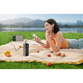 EcoFlow RAPID Powerbank (25 000 mAh, 170 W) – srebrna 1ECORAP25000-140-A-EU