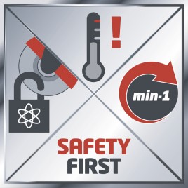 Einhell TE-AG 18 Li Szlifierka kątowa (bez baterie) 115 mm, 4431110