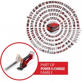 Einhell GE-CG 18/100 Li-Solo Akumulatorowe nożyce do trawy i krzewów (18V/bez aku) 3410313