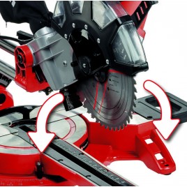 Einhell TC-SM 2534/1 Piła ukosowa podwójna z posuwem (2350W/250 mm) 4300395