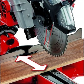 Einhell TC-SM 2534/1 Piła ukosowa podwójna z posuwem (2350W/250 mm) 4300395