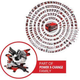 Einhell TE-SM 36/10 L Li-Solo akumulatorowa piła ukosowa (36 V/bez aku/254 mm) 4300885