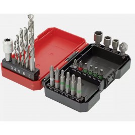 Einhell KWB Zestaw bitów i wierteł 22 szt., S-Box 49108806