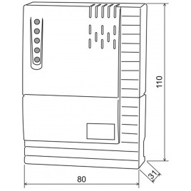 ELEKTROBOCK Termostat bezprzewodowy BT102 (dříve BPT102) 0602
