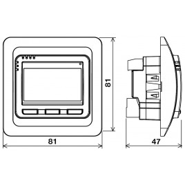 ELEKTROBOCK PT713 Inteligentny termostat do elektrycznego ogrzewania podłogowego