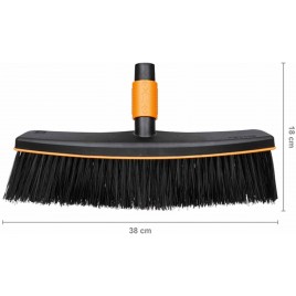 Fiskars Zestaw QuikFit Trzonek+ szczotka+ grabie do liści 1016608